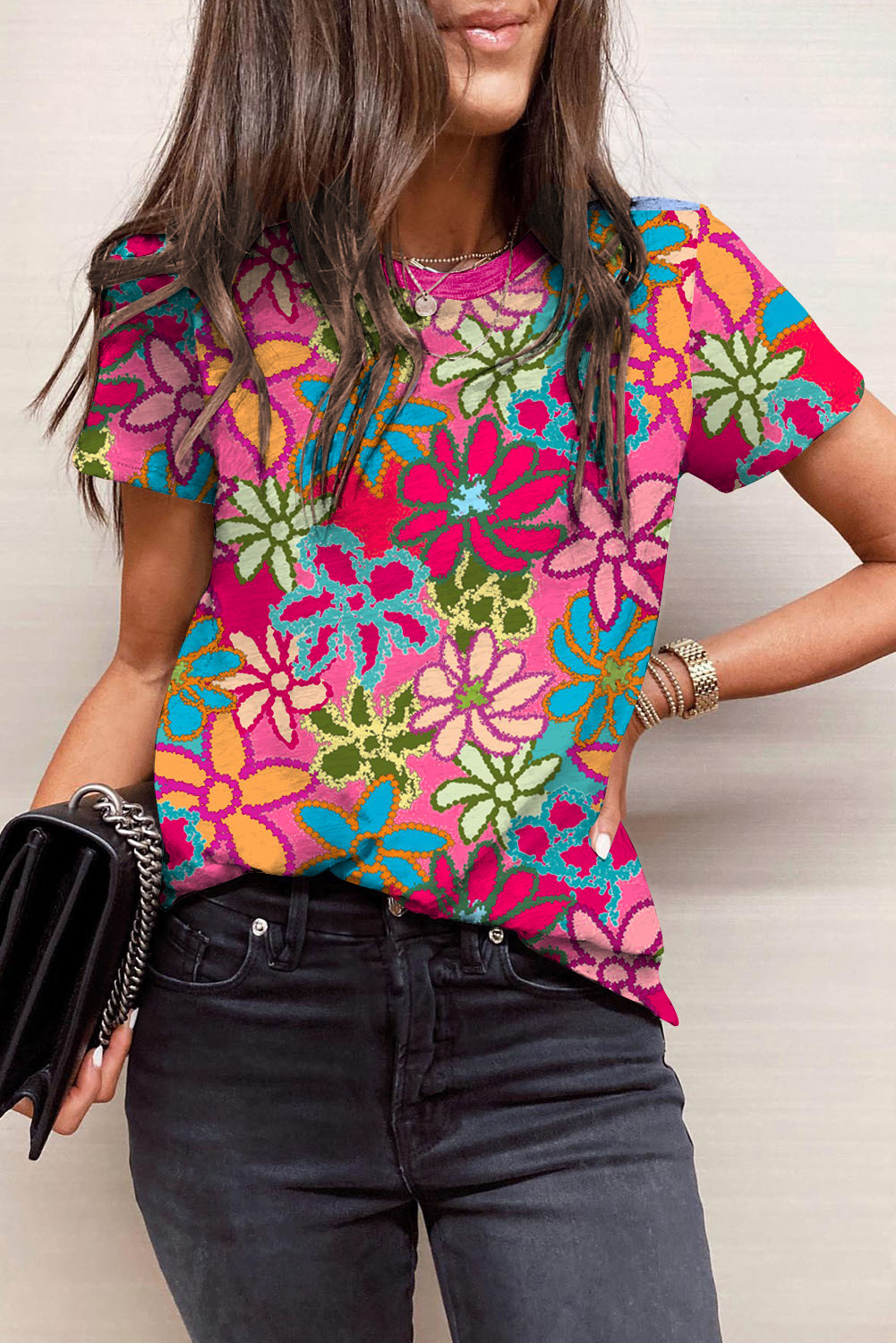 EVALESS Womens Casual Polka Dot Tops Crewneck Short Sleeve T Shirts Fashion Outfits 2026 Spring Summer Shirts