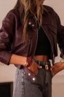 Burgundy jacket