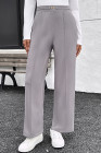EVAELSS Wide Leg Pants Women Straight Elastic High Waisted Work Slacks Business Casual Pleated Dress Pants Trousers