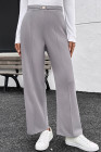 EVAELSS Wide Leg Pants Women Straight Elastic High Waisted Work Slacks Business Casual Pleated Dress Pants Trousers