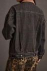 Bristol Black Hayes Washed Black Denim Barn Jacket