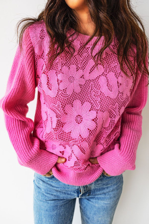 Rose Red sweater LC2728169-P6