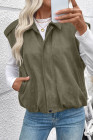 EVALESS Womens Vest Faux Suede Sleeveless Jackets Fashion Spring 2026 Y2K Cropped Jacket Trendy Streetwear with Pockets