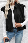 EVALESS Womens Vest Faux Suede Sleeveless Jackets Fashion Spring 2026 Y2K Cropped Jacket Trendy Streetwear with Pockets