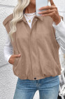 EVALESS Womens Vest Faux Suede Sleeveless Jackets Fashion Spring 2026 Y2K Cropped Jacket Trendy Streetwear with Pockets