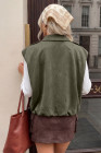 EVALESS Womens Vest Faux Suede Sleeveless Jackets Fashion Spring 2026 Y2K Cropped Jacket Trendy Streetwear with Pockets