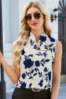 EVALESS Tank Tops for Women 2026 Casual V Neck Sleeveless Summer Tops Floral Print Tank Top Spring Fashion Shirts Blouses