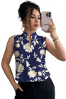 EVALESS Tank Tops for Women 2026 Casual V Neck Sleeveless Summer Tops Floral Print Tank Top Spring Fashion Shirts Blouses