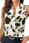 EVALESS Tank Tops for Women 2026 Casual V Neck Sleeveless Summer Tops Floral Print Tank Top Spring Fashion Shirts Blouses