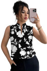 EVALESS Tank Tops for Women 2026 Casual V Neck Sleeveless Summer Tops Floral Print Tank Top Spring Fashion Shirts Blouses
