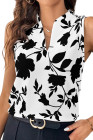 EVALESS Tank Tops for Women 2026 Casual V Neck Sleeveless Summer Tops Floral Print Tank Top Spring Fashion Shirts Blouses
