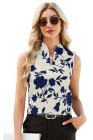 EVALESS Tank Tops for Women 2026 Casual V Neck Sleeveless Summer Tops Floral Print Tank Top Spring Fashion Shirts Blouses