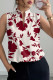 EVALESS Tank Tops for Women 2026 Casual V Neck Sleeveless Summer Tops Floral Print Tank Top Spring Fashion Shirts Blouses