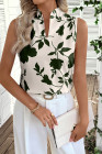 EVALESS Tank Tops for Women 2026 Casual V Neck Sleeveless Summer Tops Floral Print Tank Top Spring Fashion Shirts Blouses