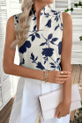 EVALESS Tank Tops for Women 2026 Casual V Neck Sleeveless Summer Tops Floral Print Tank Top Spring Fashion Shirts Blouses