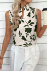 EVALESS Tank Tops for Women 2026 Casual V Neck Sleeveless Summer Tops Floral Print Tank Top Spring Fashion Shirts Blouses