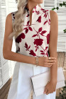 EVALESS Tank Tops for Women 2026 Casual V Neck Sleeveless Summer Tops Floral Print Tank Top Spring Fashion Shirts Blouses