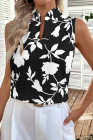 EVALESS Tank Tops for Women 2026 Casual V Neck Sleeveless Summer Tops Floral Print Tank Top Spring Fashion Shirts Blouses