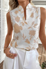 EVALESS Tank Tops for Women 2026 Casual V Neck Sleeveless Summer Tops Floral Print Tank Top Spring Fashion Shirts Blouses