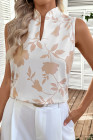 EVALESS Tank Tops for Women 2026 Casual V Neck Sleeveless Summer Tops Floral Print Tank Top Spring Fashion Shirts Blouses