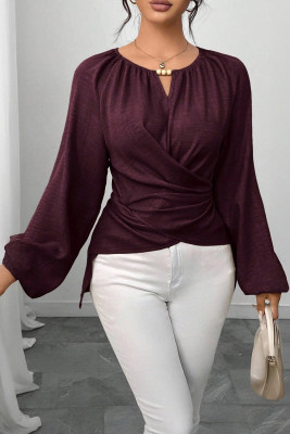 Red Dahlia blouse LC25135931-P403