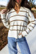 White Stripe sweater