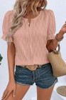 EVALESS Womens Fashion Tops Cute Puff Sleeve Blouses for Women Dressy Casual Spring Summer Clothes Outfits for 2025