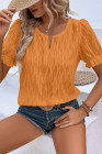 EVALESS Womens Fashion Tops Cute Puff Sleeve Blouses for Women Dressy Casual Spring Summer Clothes Outfits for 2025